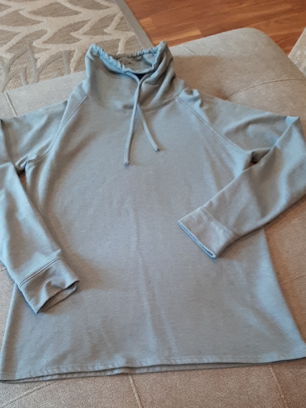 32 Degrees Women's Blue Gray Cowl Neck Pullover